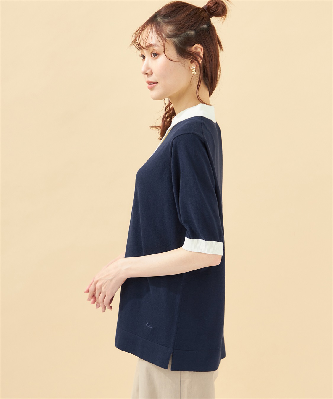 DECOY ニットポロシャツ_sub_2