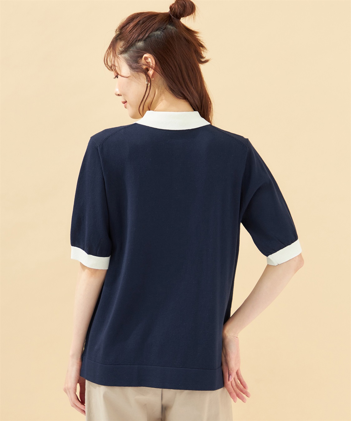 DECOY ニットポロシャツ_sub_3