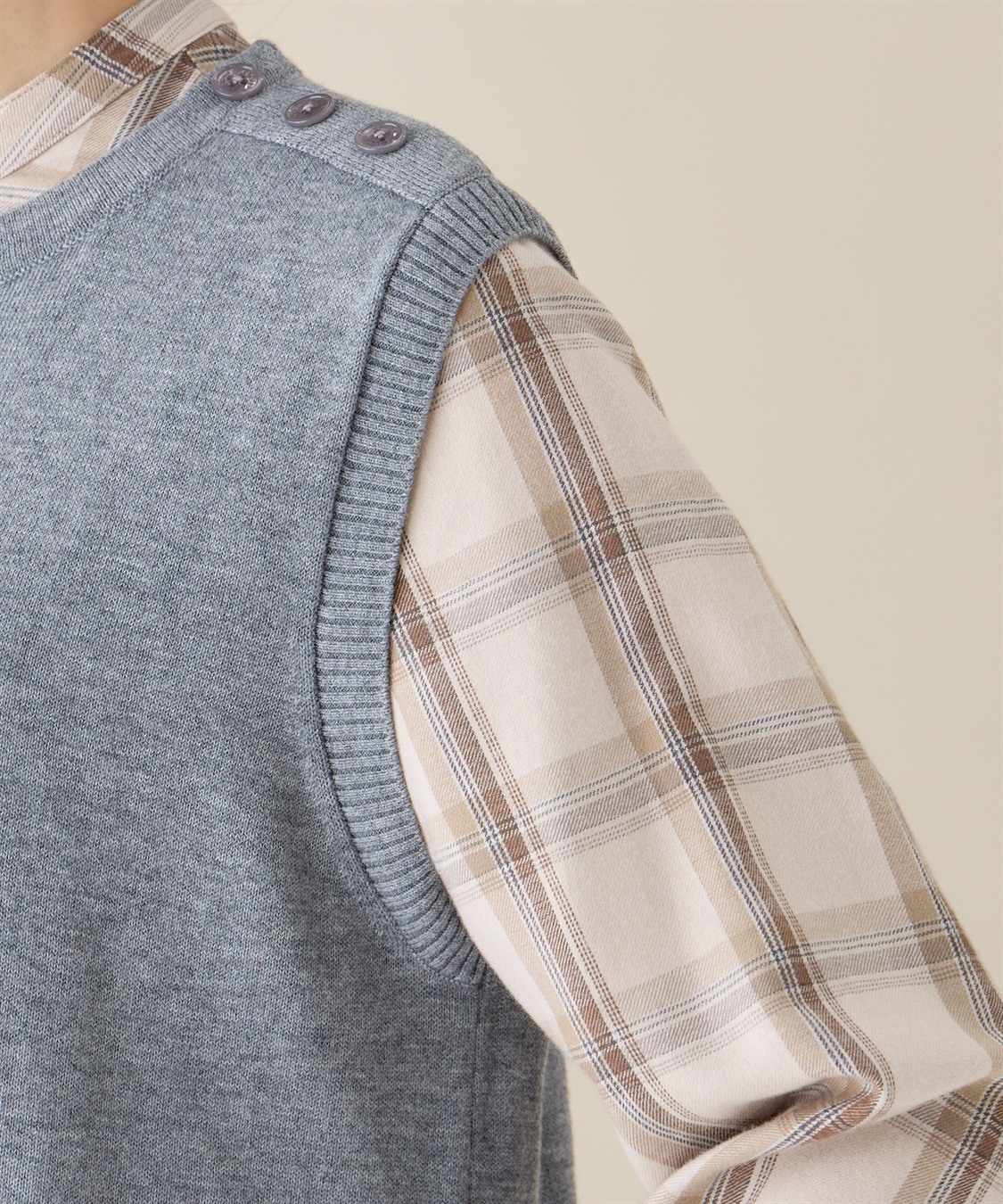 DECOY ラウンドヘムニットベスト_sub_5