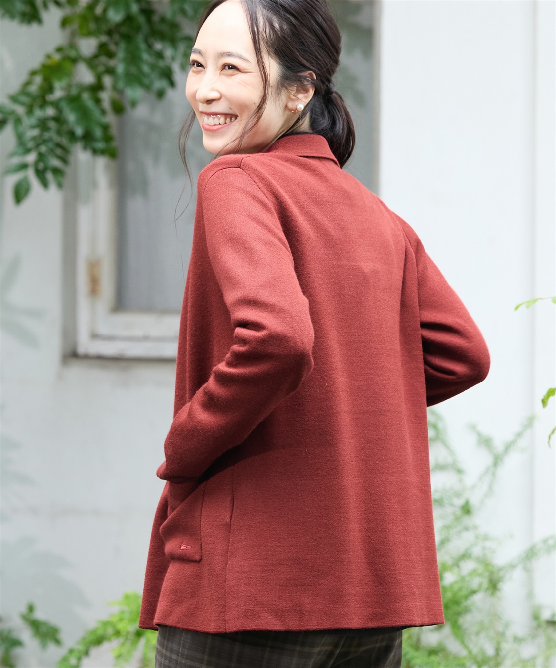 DECOY ダブルフェイス衿つきカーディガン_sub_20