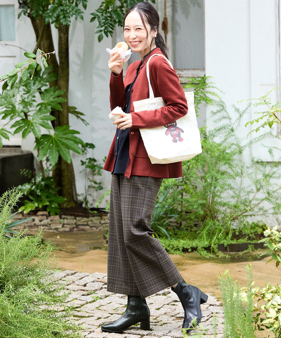 DECOY ダブルフェイス衿つきカーディガン_sub_22