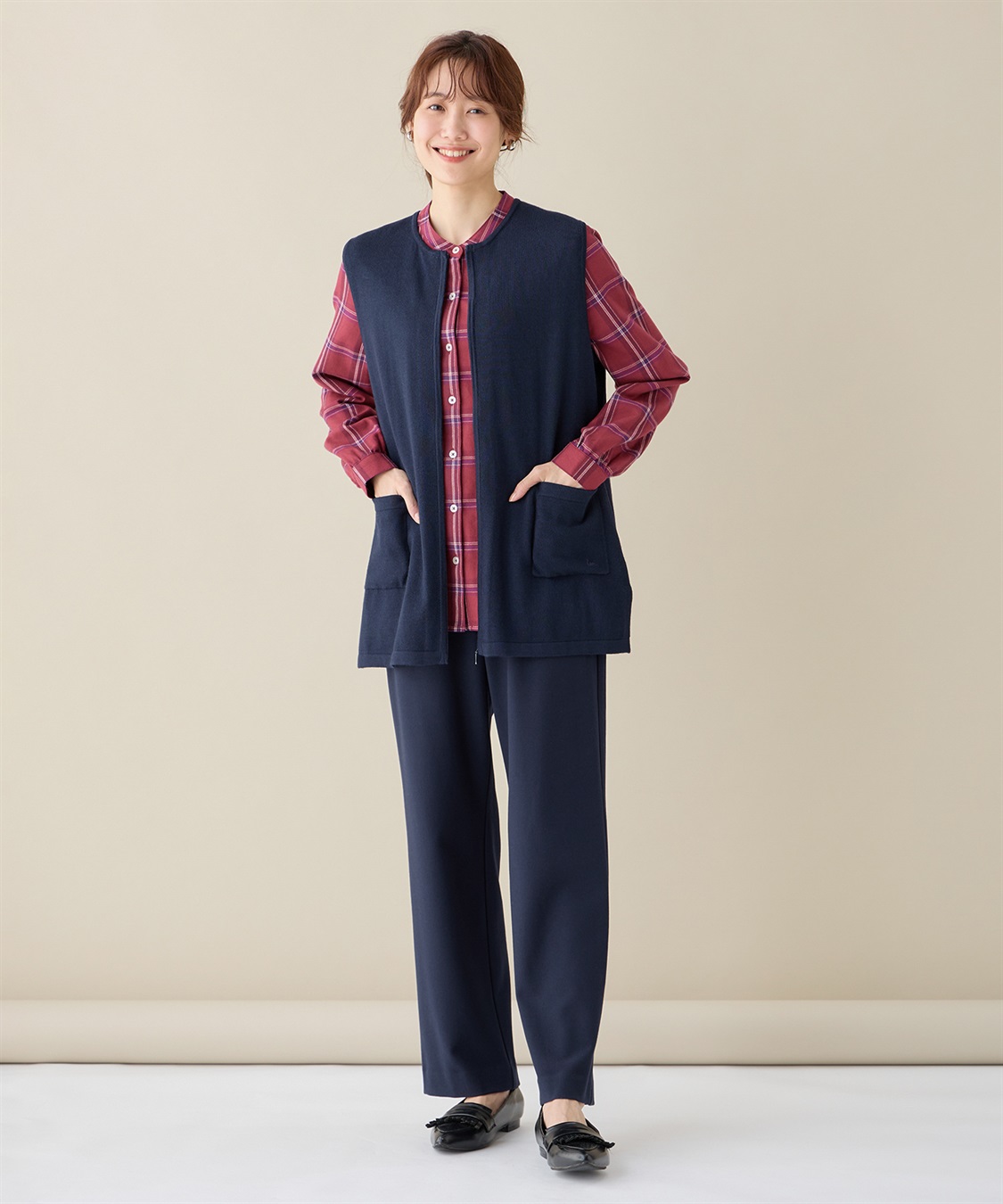 DECOY ジップニットジレ_sub_10