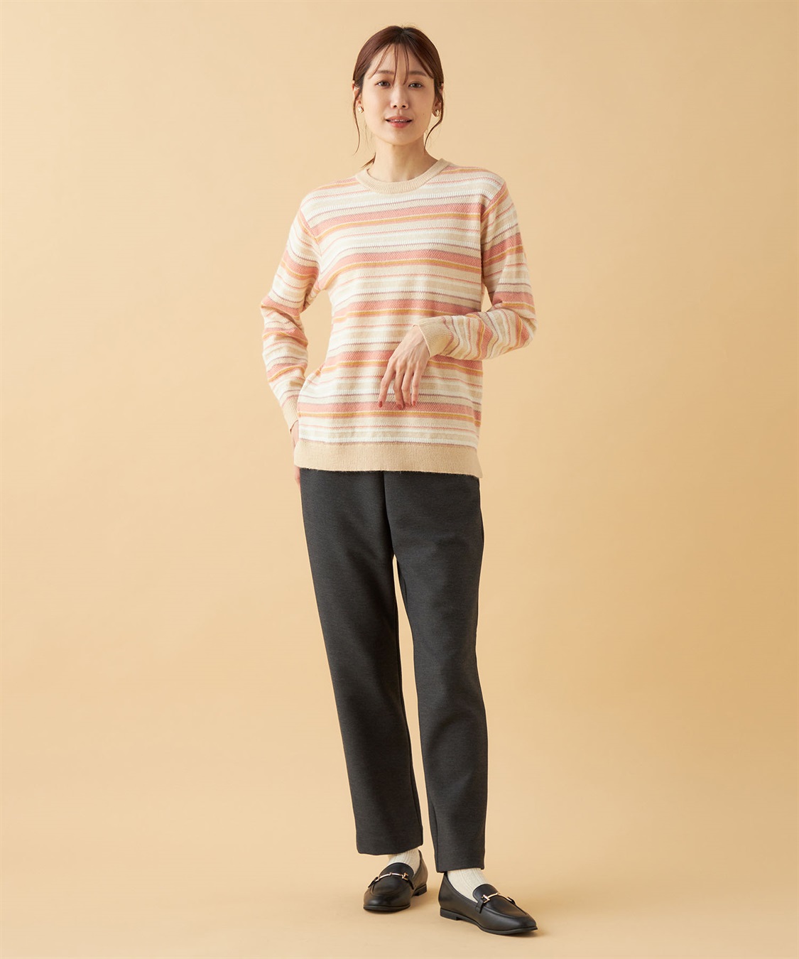 DECOY ジャガードボーダーニットプルオーバー_sub_9