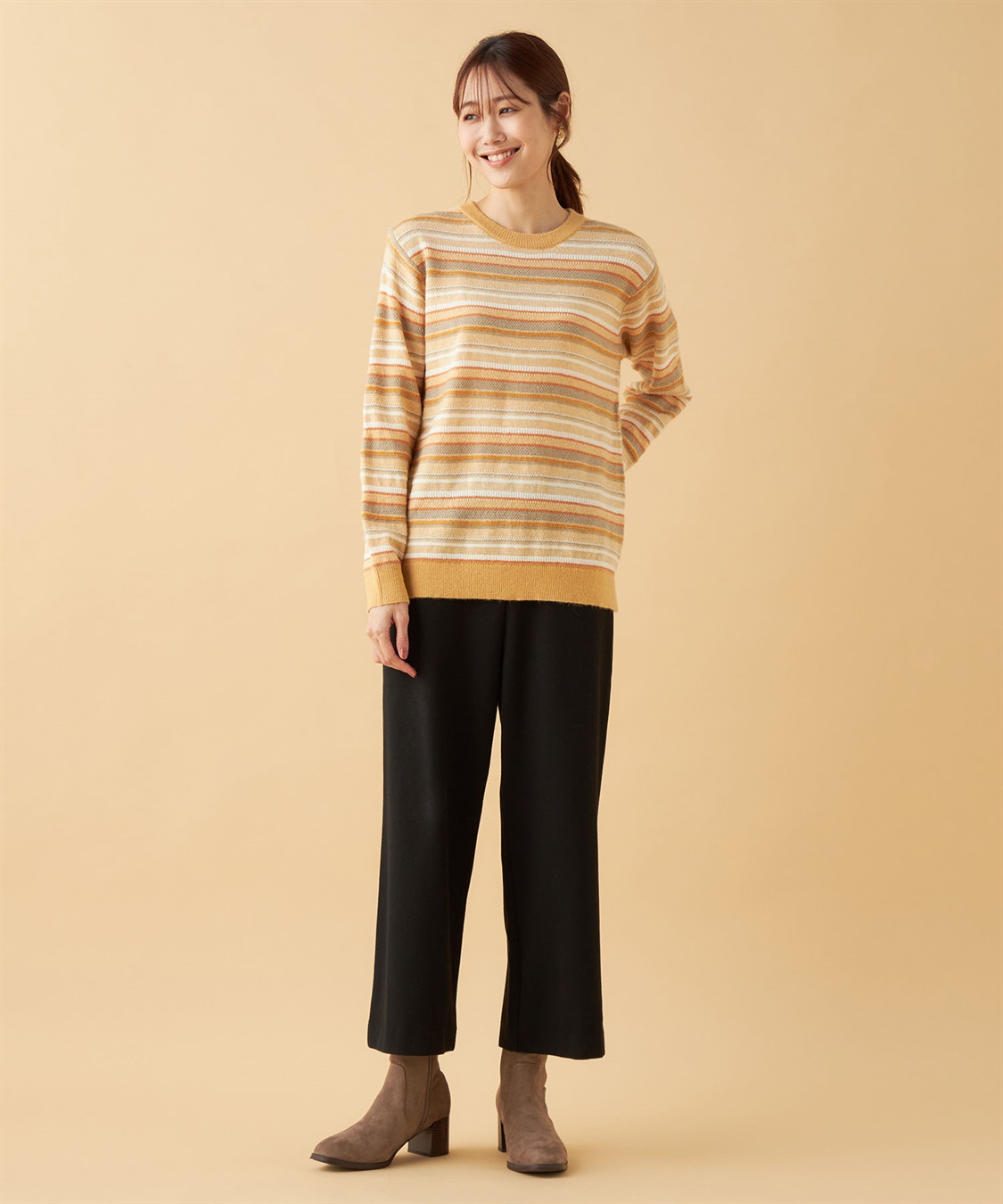 DECOY ジャガードボーダーニットプルオーバー_sub_14