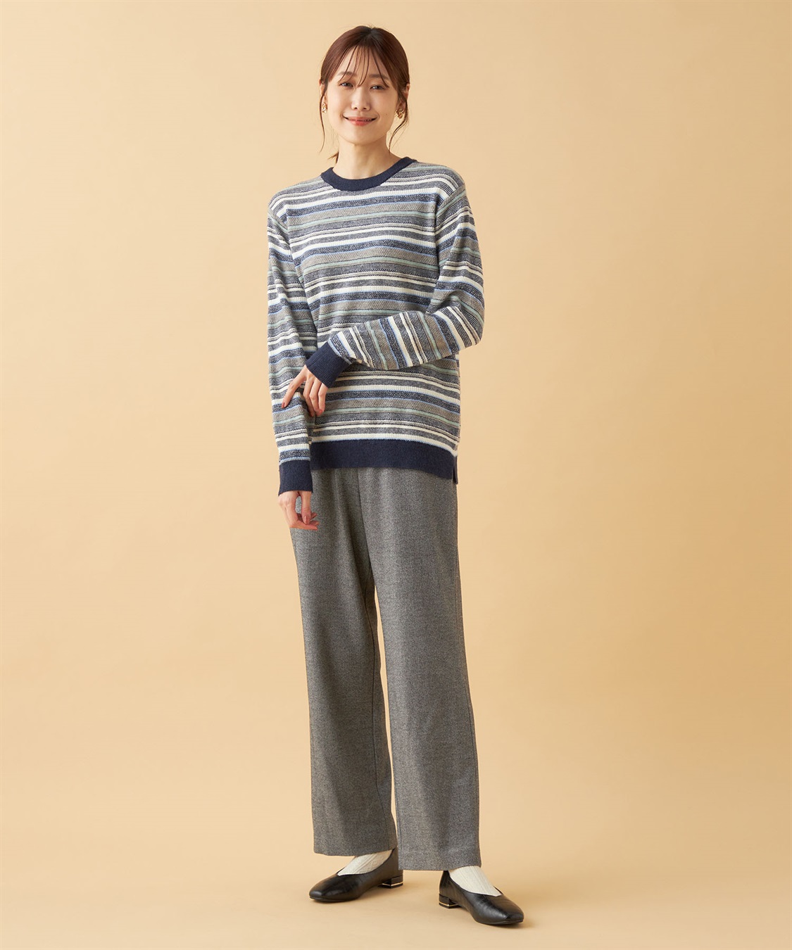 DECOY ジャガードボーダーニットプルオーバー_sub_15