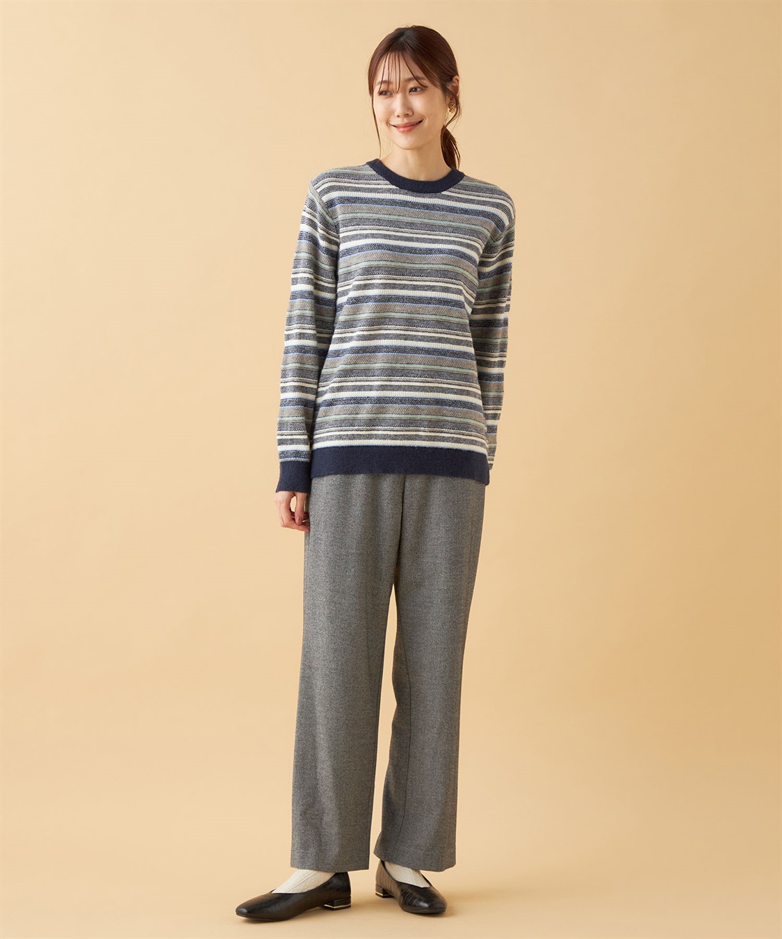 DECOY ジャガードボーダーニットプルオーバー_sub_16