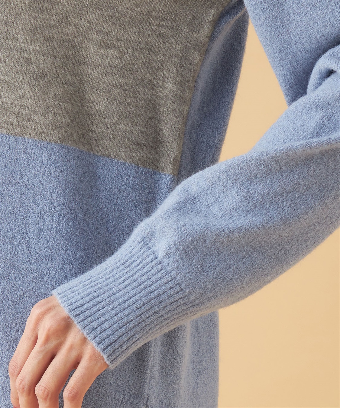 DECOY ブロッキングニットプルオーバー_sub_4