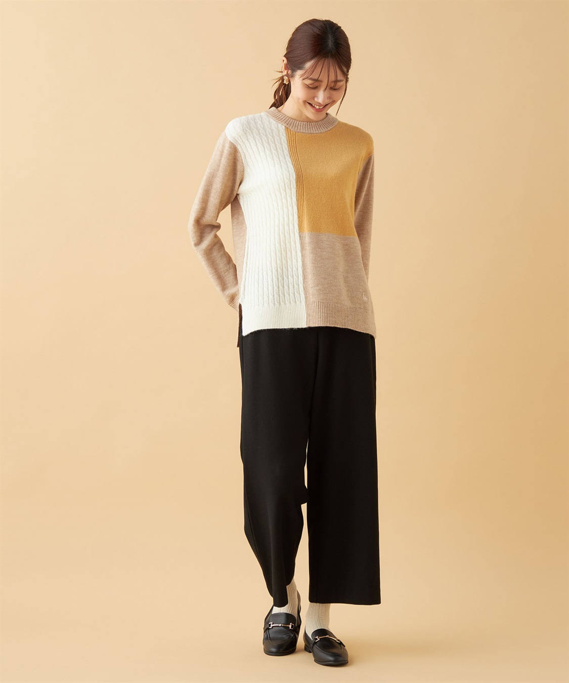 DECOY ブロッキングニットプルオーバー_sub_13