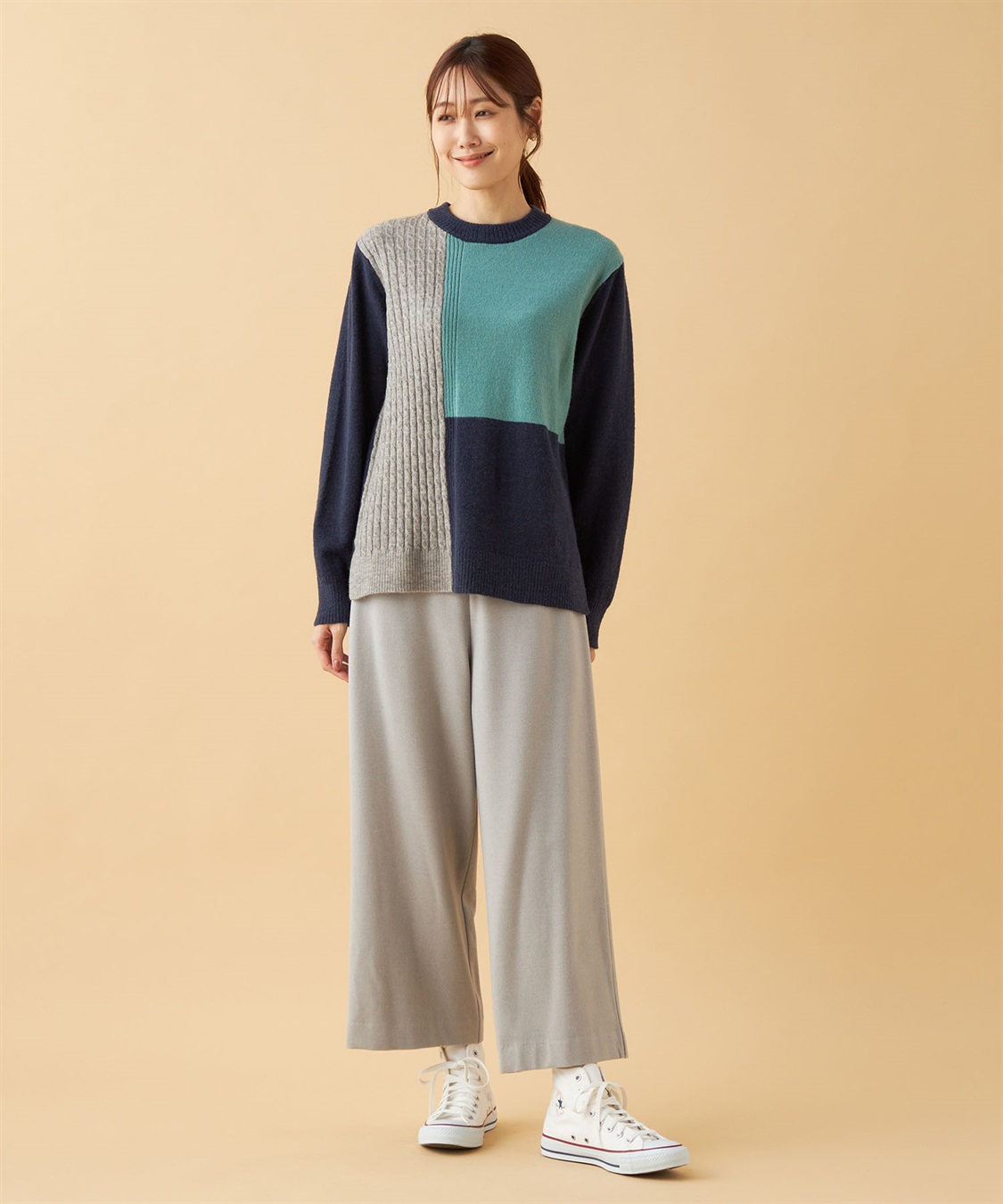 DECOY ブロッキングニットプルオーバー_sub_18