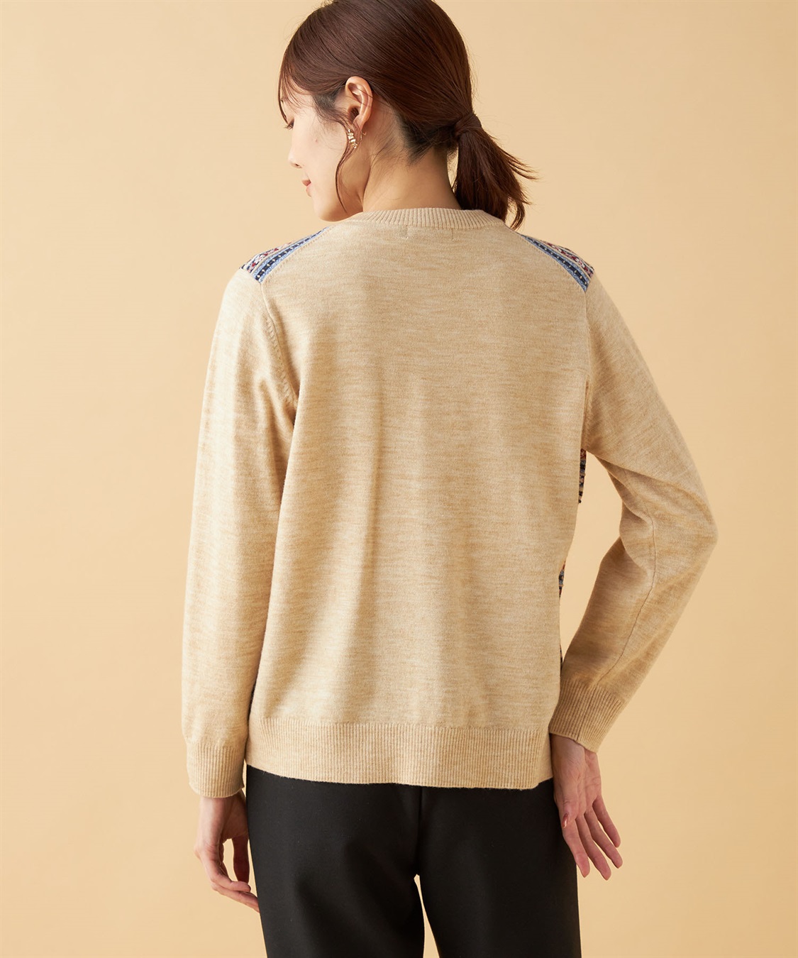 DECOY フロントジャガードニットカーディガン_sub_2