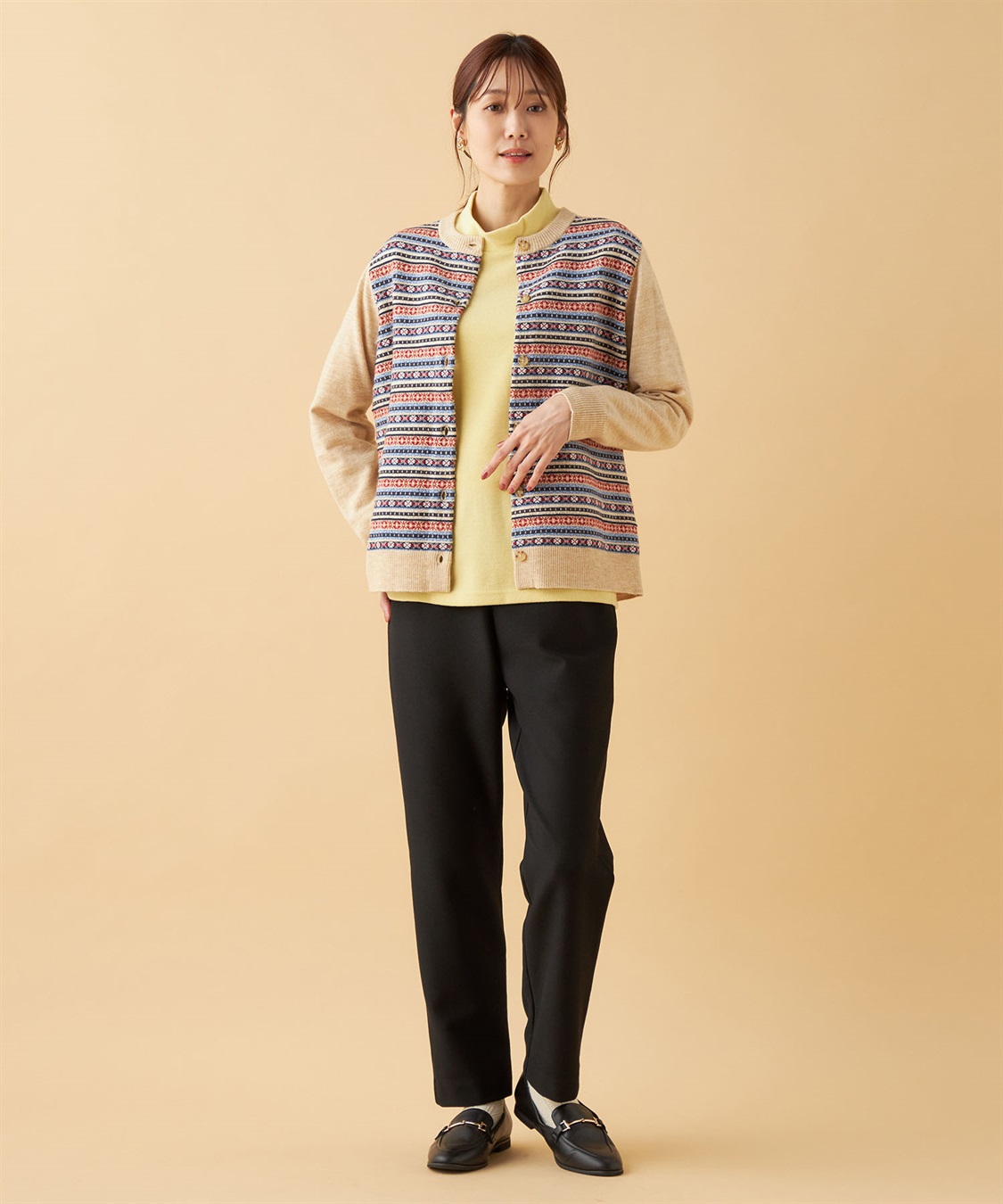 DECOY フロントジャガードニットカーディガン_sub_8