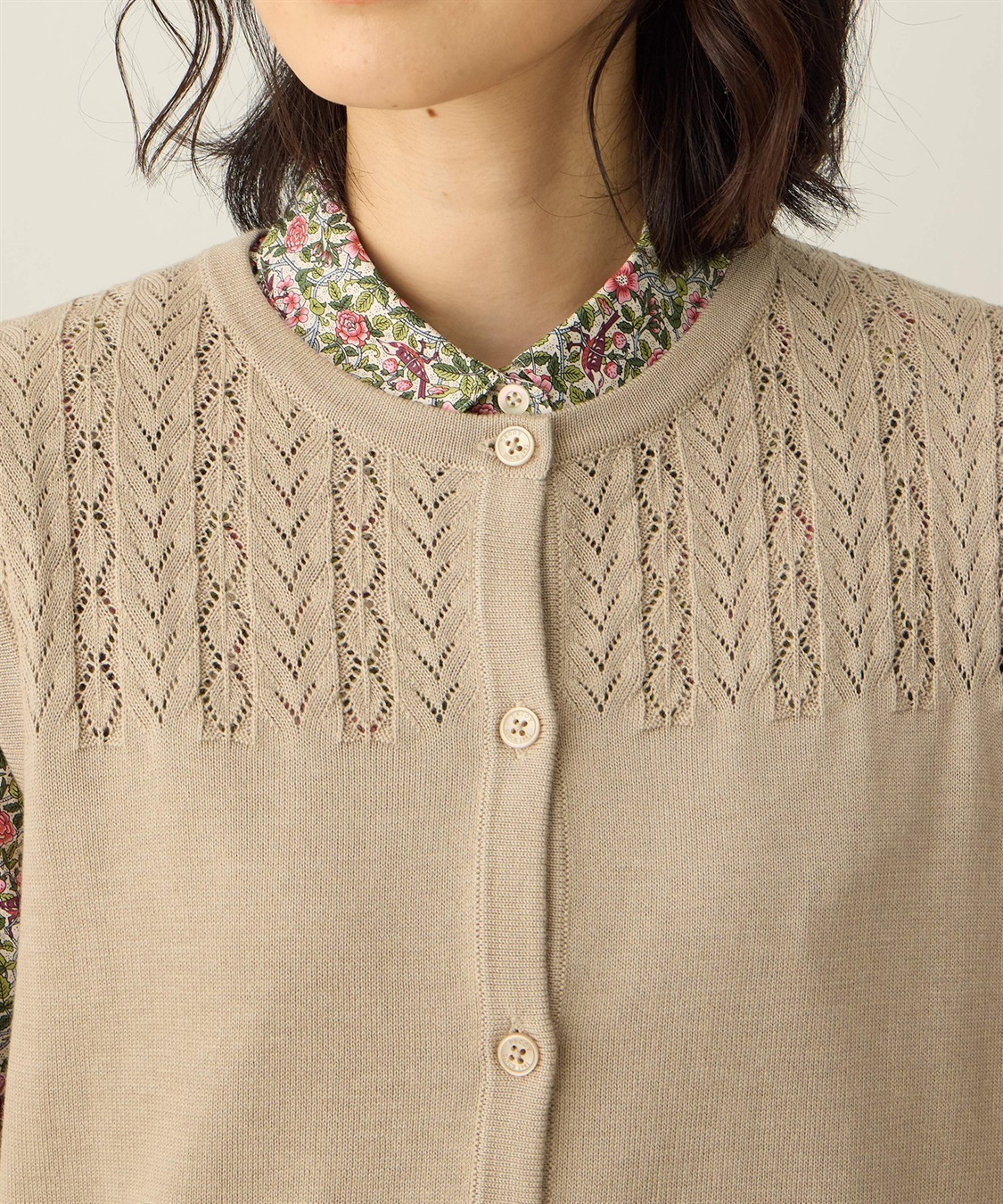 DECOY 前開きニットベスト_sub_9