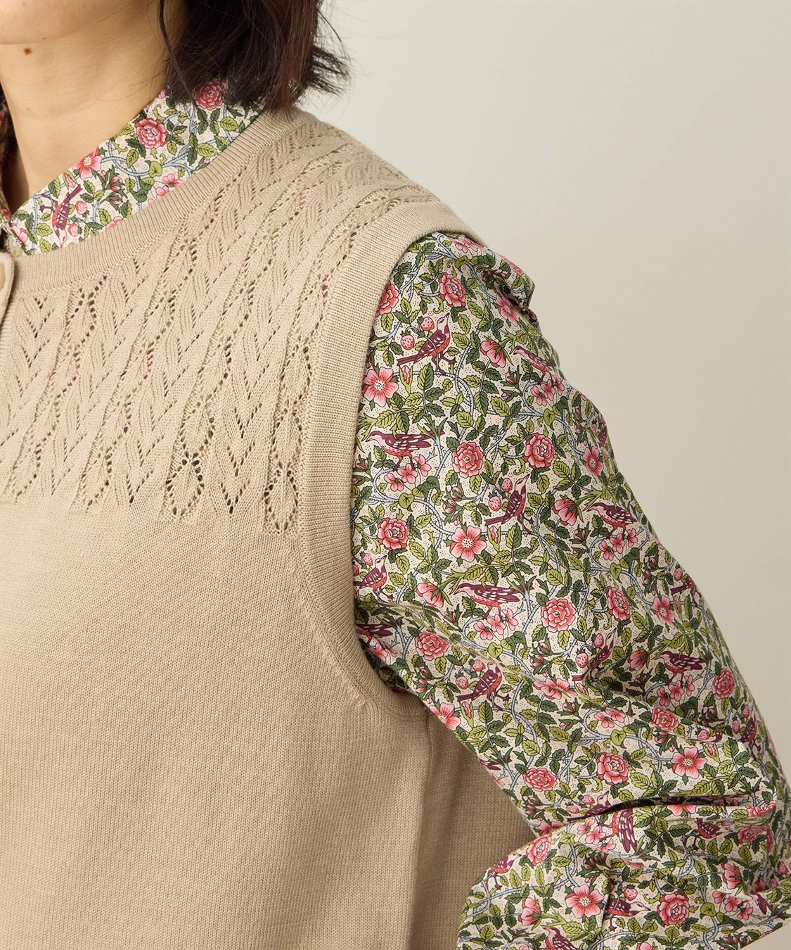 DECOY 前開きニットベスト_sub_10