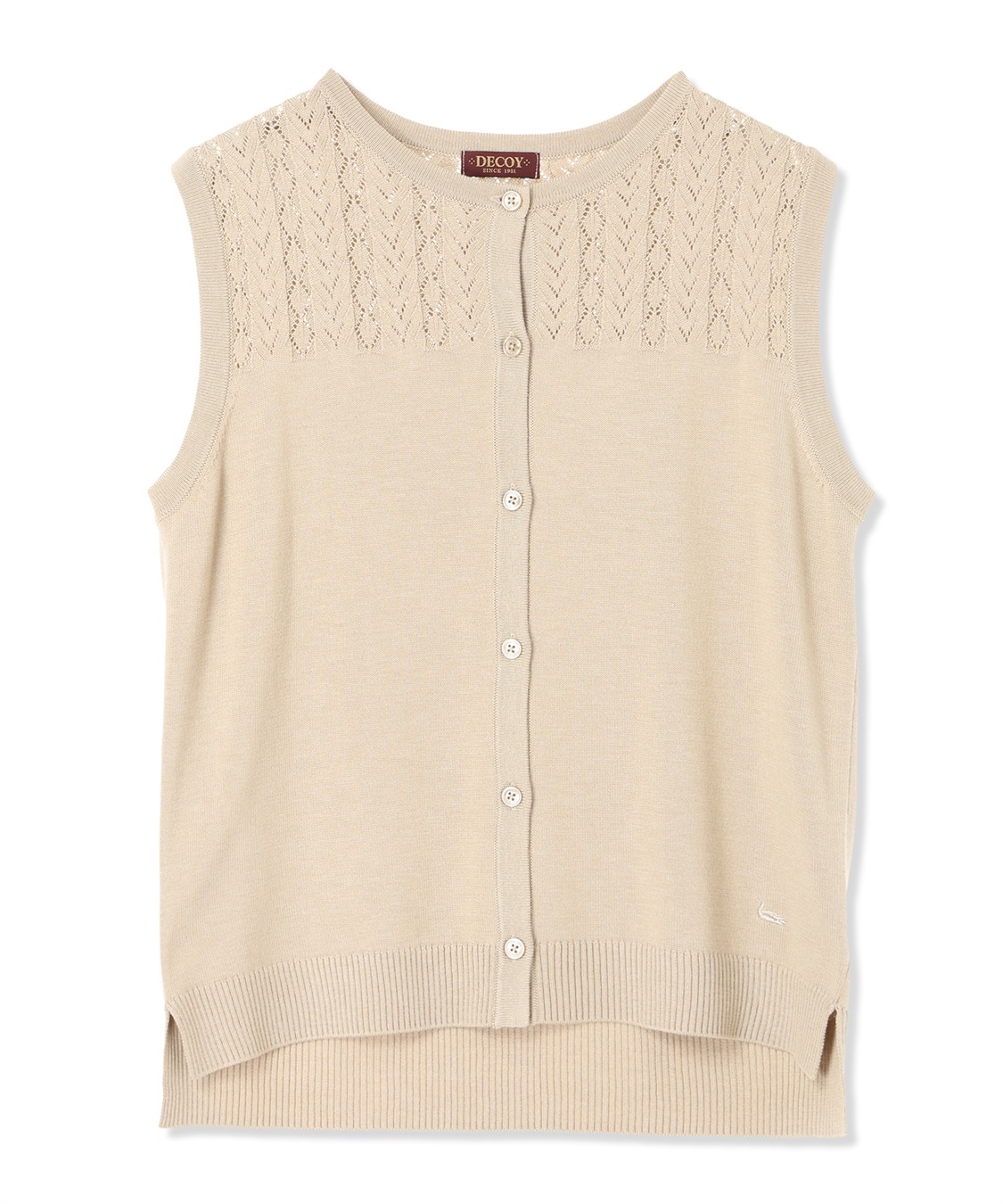 DECOY 前開きニットベスト_sub_13