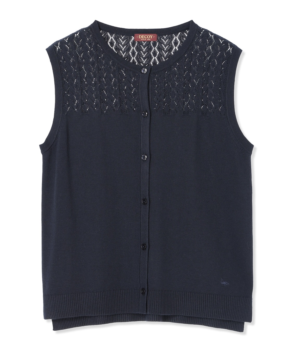 DECOY 前開きニットベスト_sub_20
