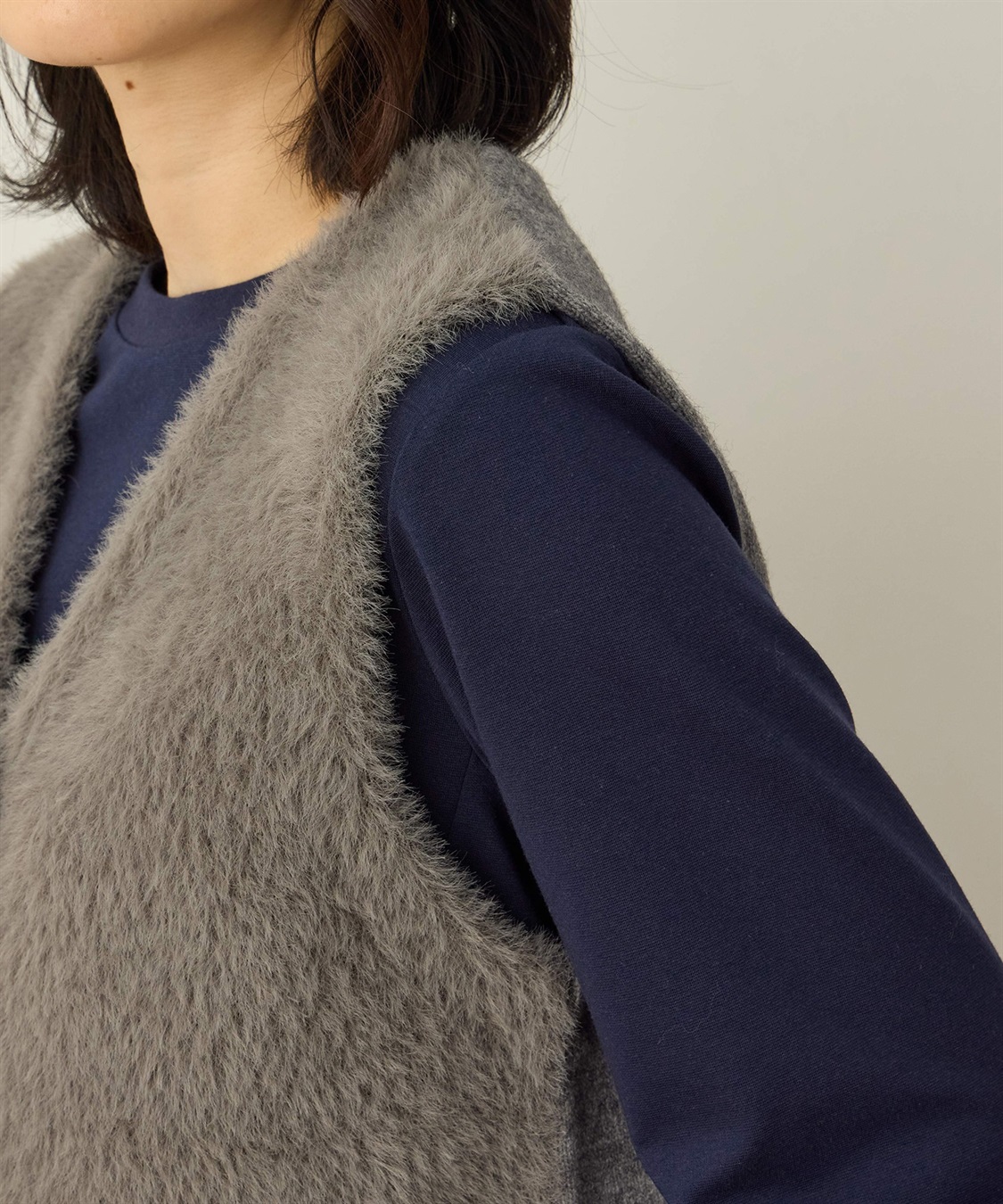 DECOY フェザーニットベスト_sub_6