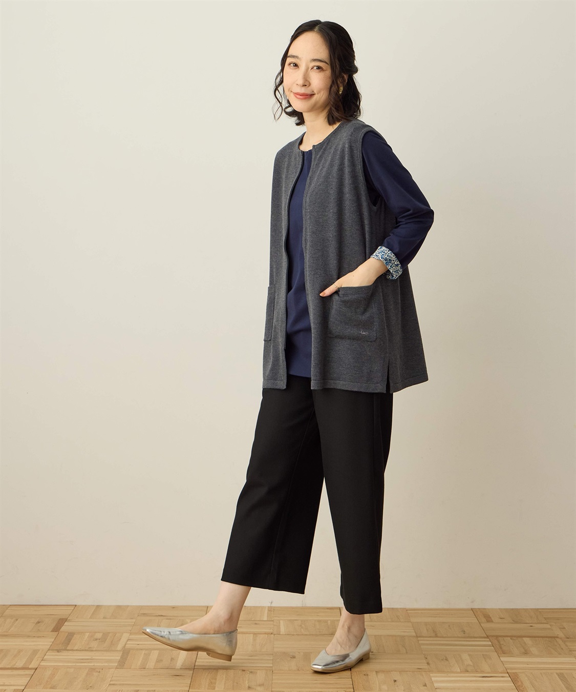 DECOY ニットロングジレ_sub_8