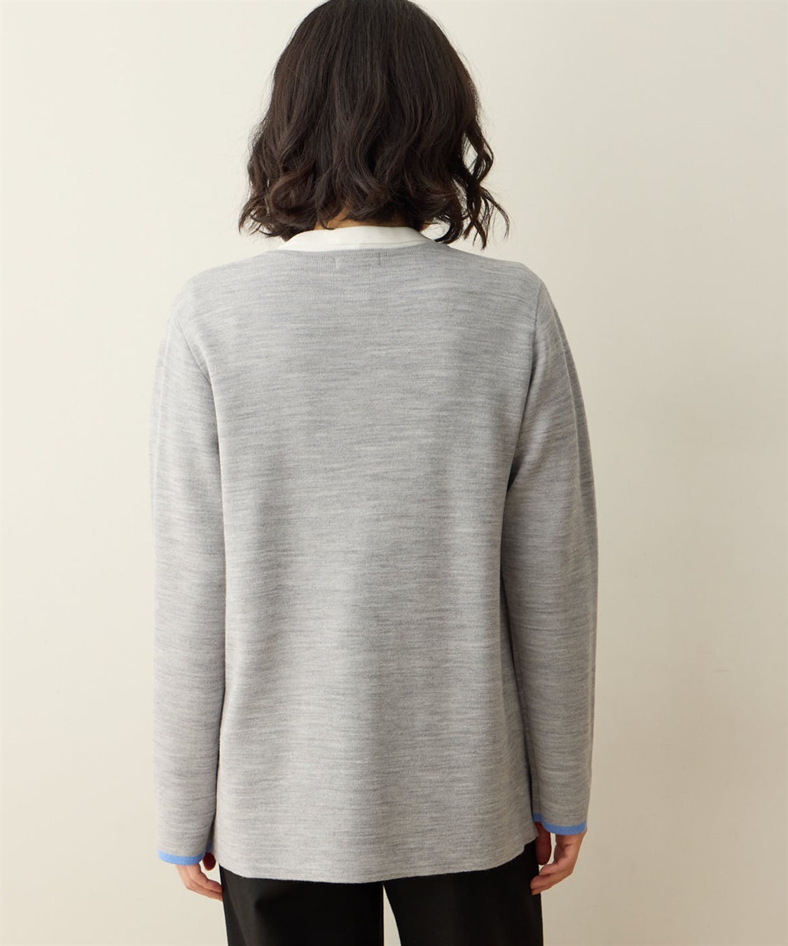 DECOY ダブルフェイスカーディガン【洗える】【抗ピル】_sub_5