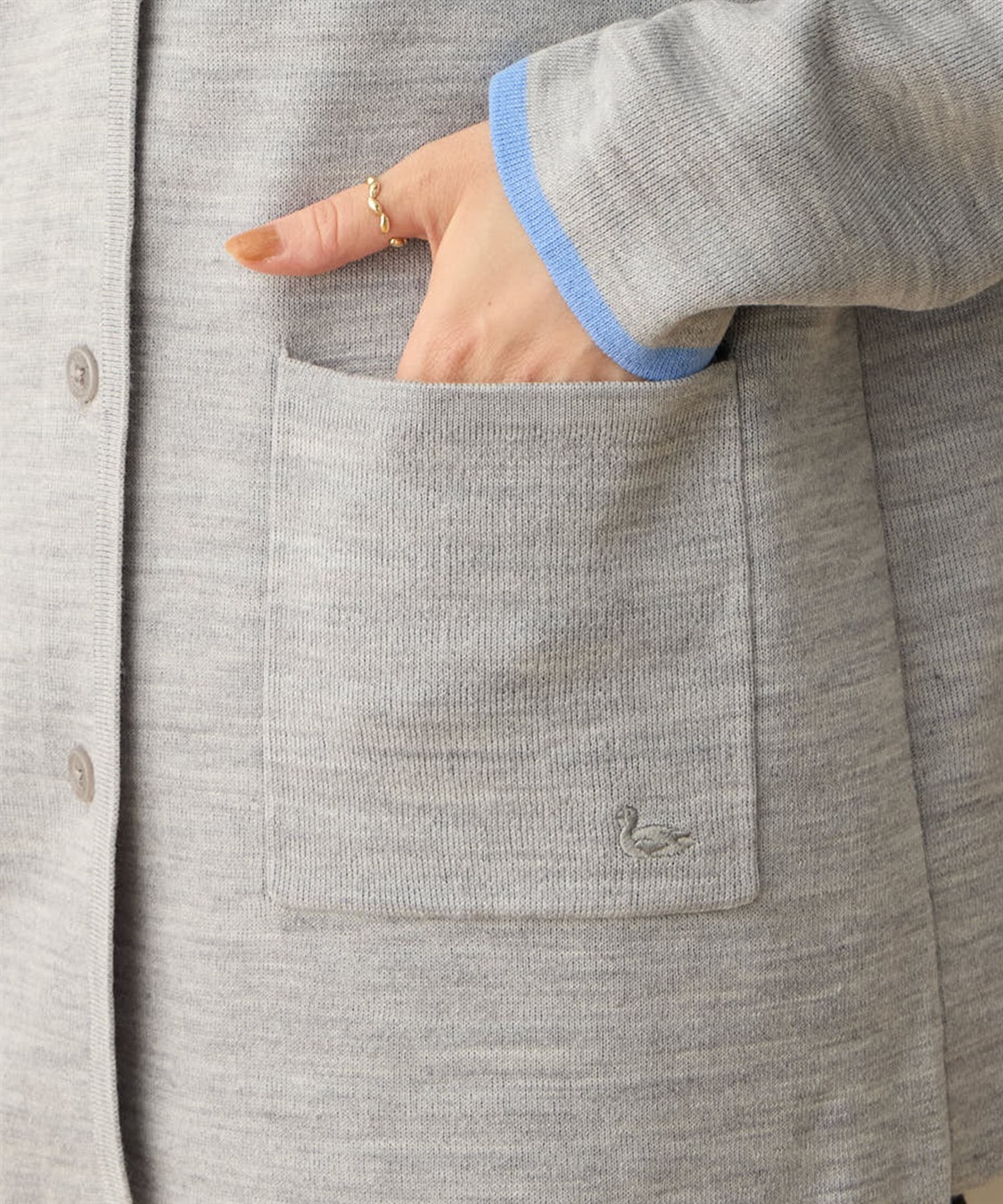 DECOY ダブルフェイスカーディガン【洗える】【抗ピル】_sub_7