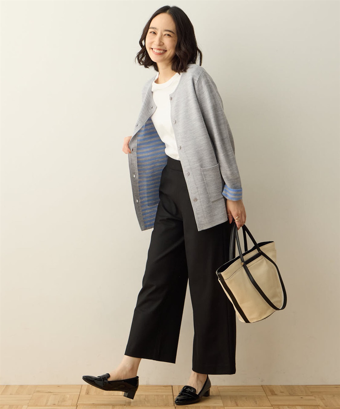 DECOY ダブルフェイスカーディガン【洗える】【抗ピル】_sub_9