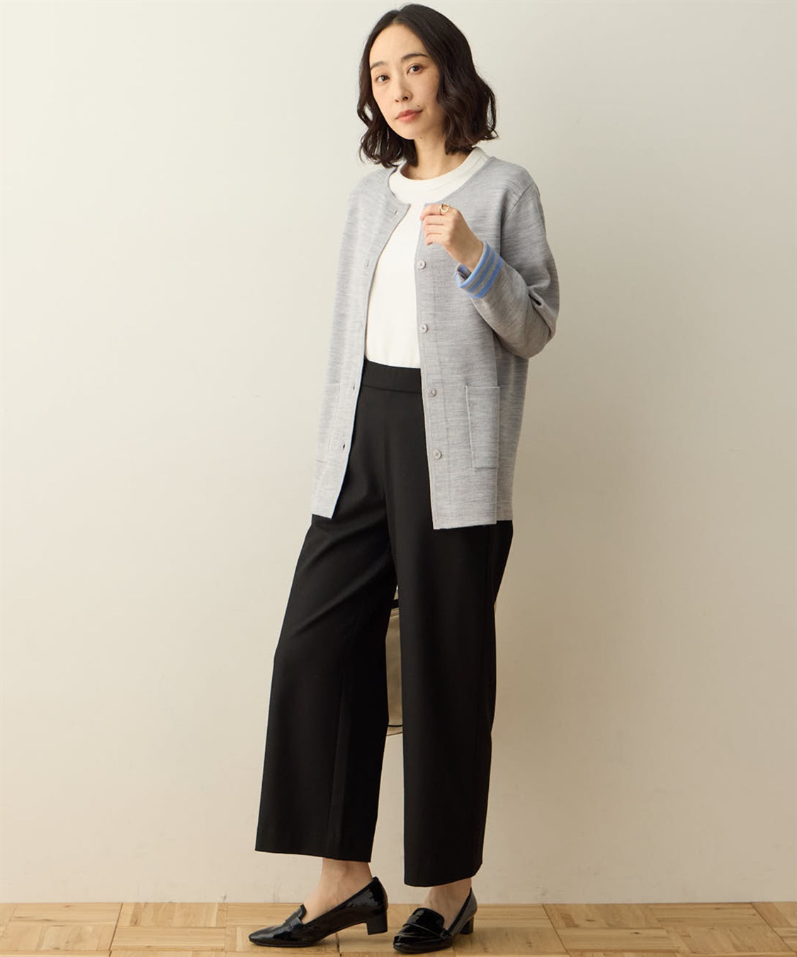 DECOY ダブルフェイスカーディガン【洗える】【抗ピル】_sub_10