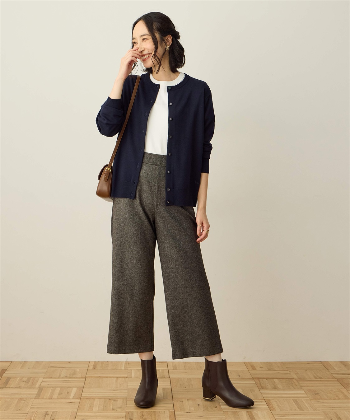 DECOY クルーネックニットカーディガン_sub_4