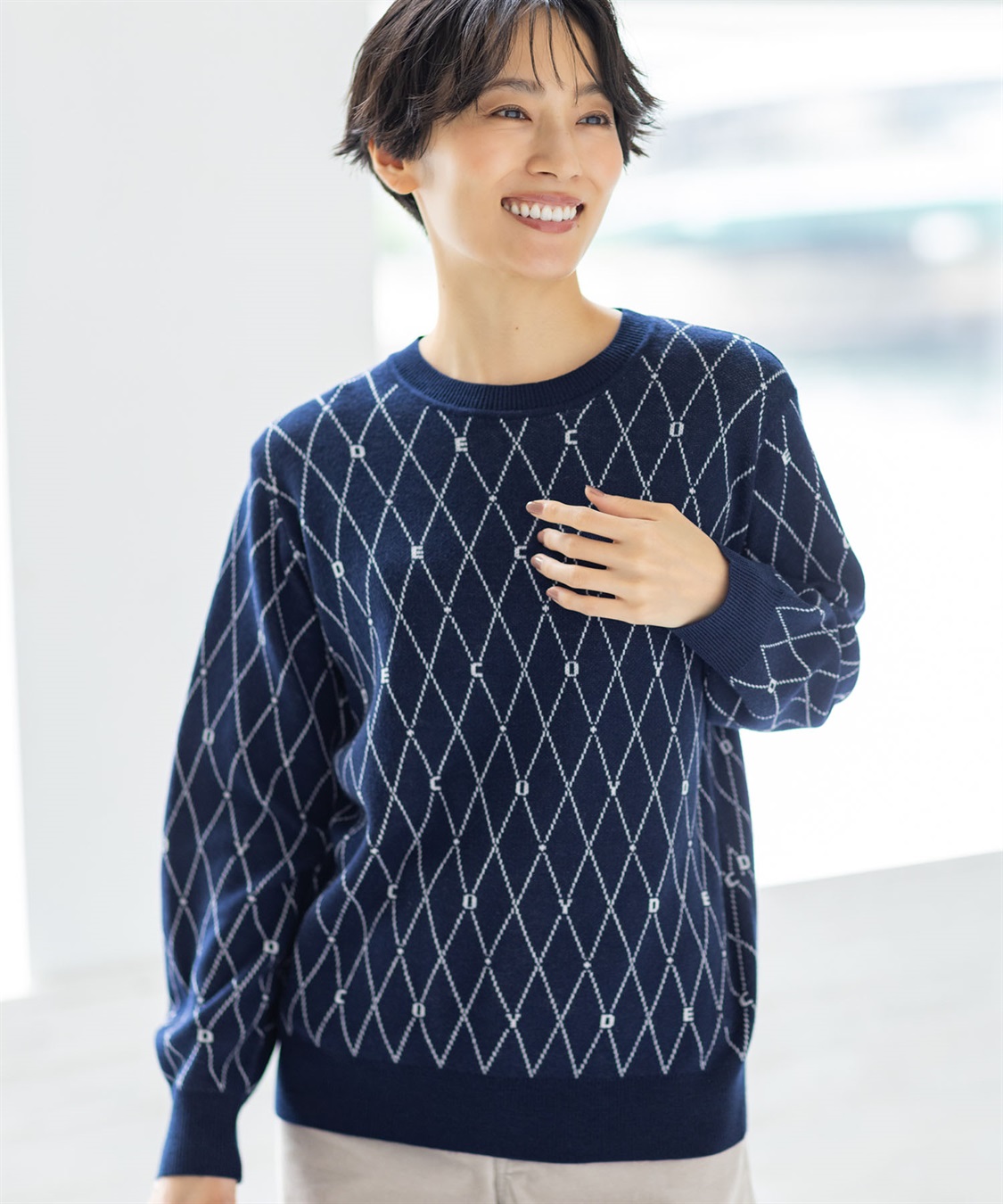 DECOY ジャガードプルオーバー_sub_1