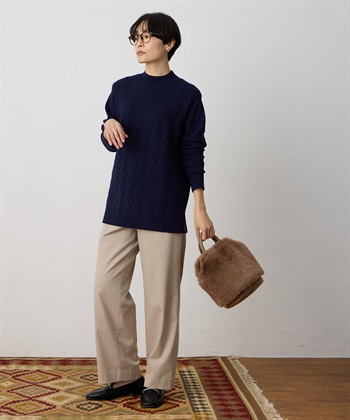 DECOY ヘリンボーンニットプルオーバー【ハンドウォッシャブル】_subthumb_10