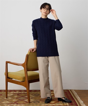 DECOY ヘリンボーンニットプルオーバー【ハンドウォッシャブル】_subthumb_14