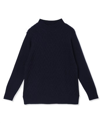 DECOY ヘリンボーンニットプルオーバー【ハンドウォッシャブル】_subthumb_26