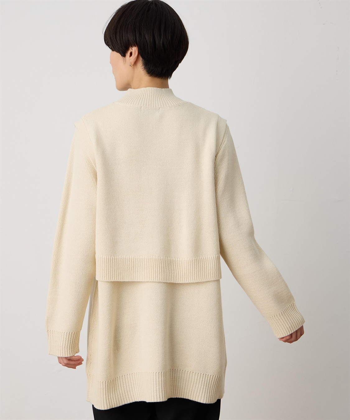 DECOY ベスト付きチュニック_sub_2