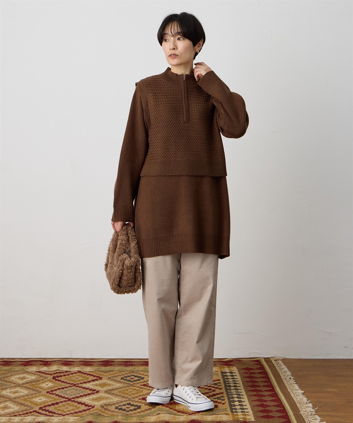 DECOY ベスト付きチュニック_sub_6