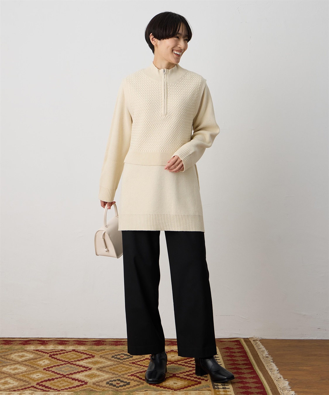 DECOY ベスト付きチュニック_sub_9