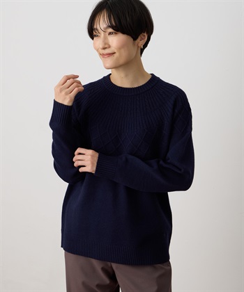 DECOY ジャガードニットプルオーバー【ハンドウォッシャブル】_subthumb_2