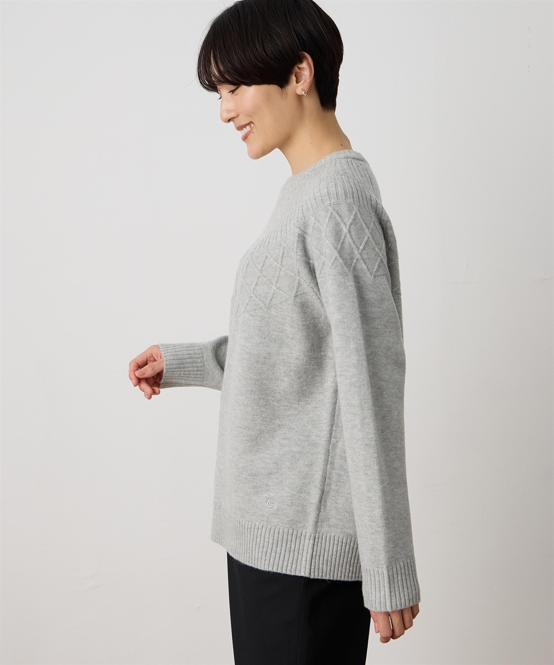 DECOY ジャガードニットプルオーバー【ハンドウォッシャブル】_sub_4