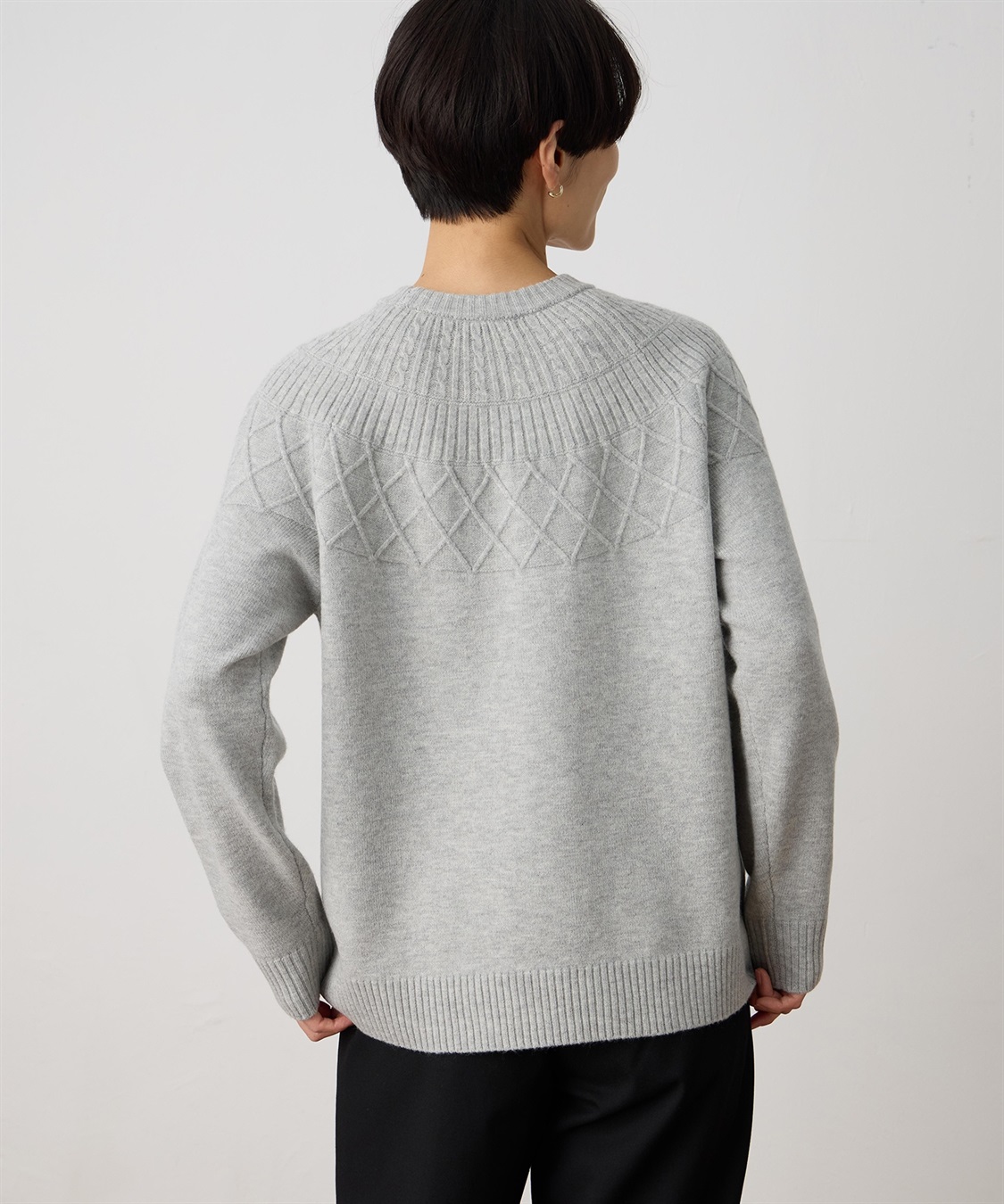 DECOY ジャガードニットプルオーバー【ハンドウォッシャブル】_sub_5