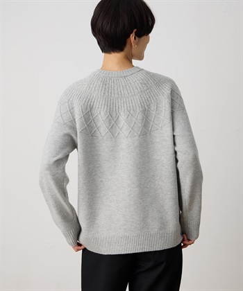 DECOY ジャガードニットプルオーバー【ハンドウォッシャブル】_subthumb_5