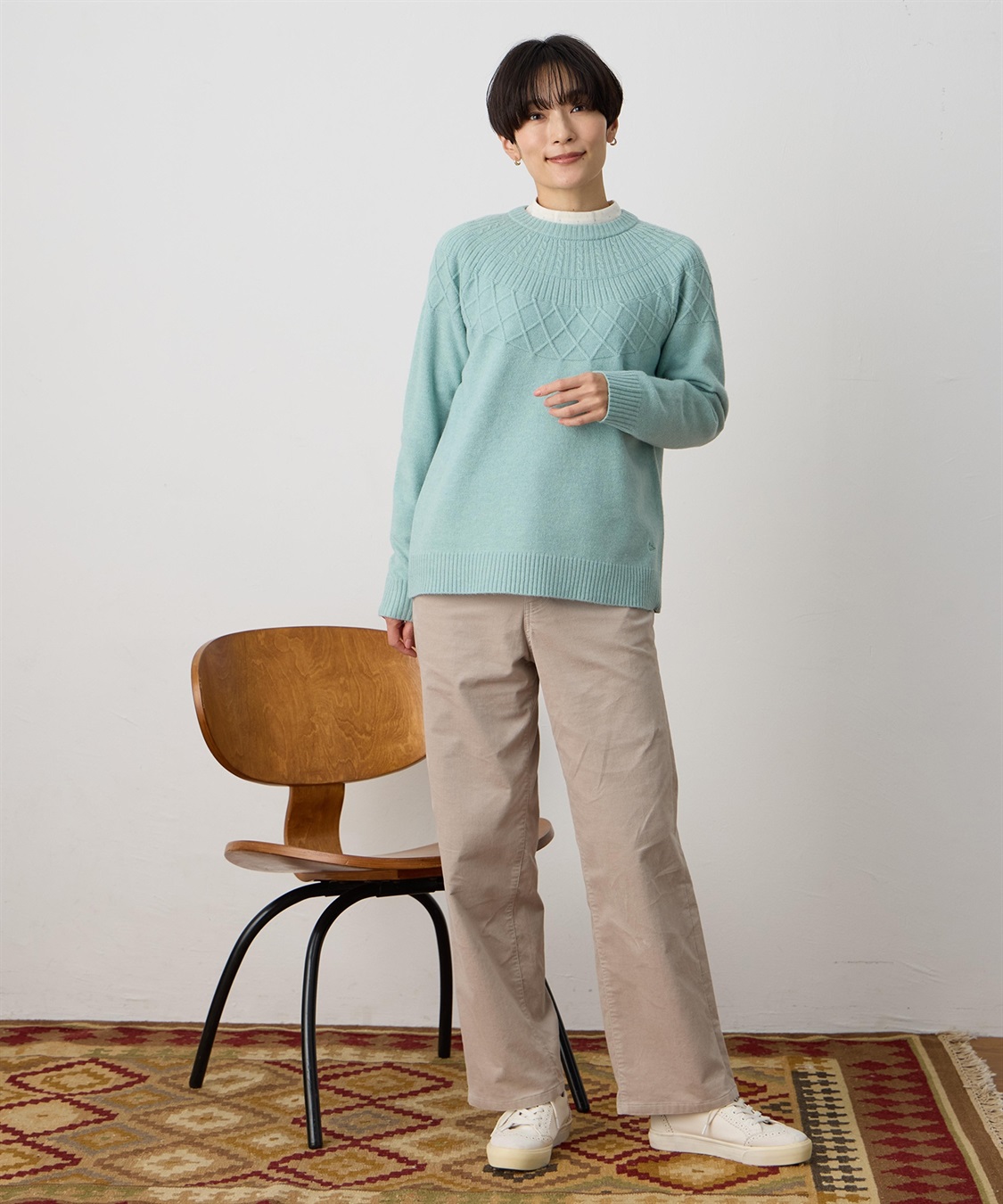 DECOY ジャガードニットプルオーバー【ハンドウォッシャブル】_sub_12