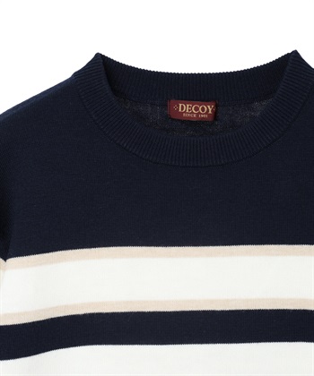 DECOY パネルボーダーニットプルオーバー【ハンドウォッシャブル】_subthumb_13