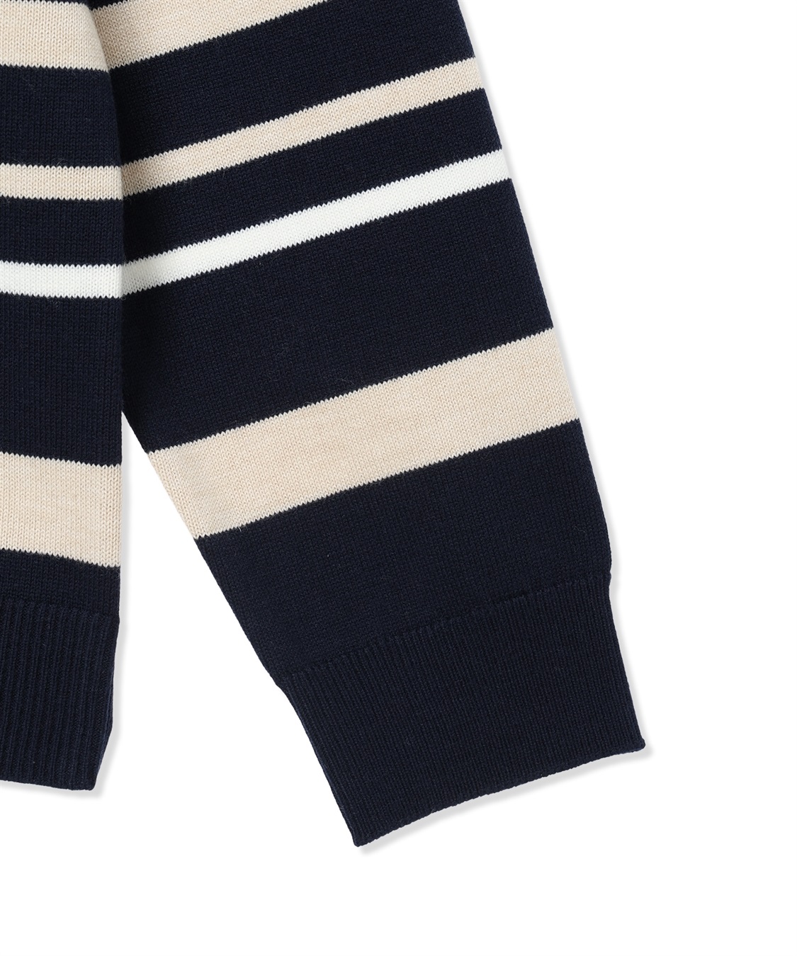 DECOY パネルボーダーニットプルオーバー【ハンドウォッシャブル】_sub_15