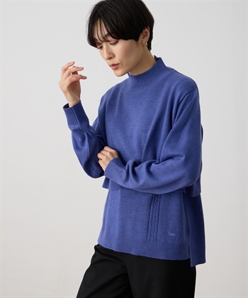 DECOY ハイネックニットアンサンブル【アンサンブル(2枚セット)・ハンドウォッシャブル】_subthumb_8