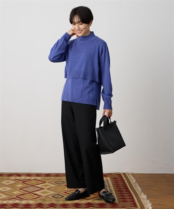 DECOY ハイネックニットアンサンブル【アンサンブル(2枚セット)・ハンドウォッシャブル】_subthumb_11