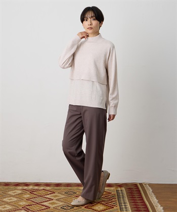 DECOY ハイネックニットアンサンブル【アンサンブル(2枚セット)・ハンドウォッシャブル】_subthumb_14