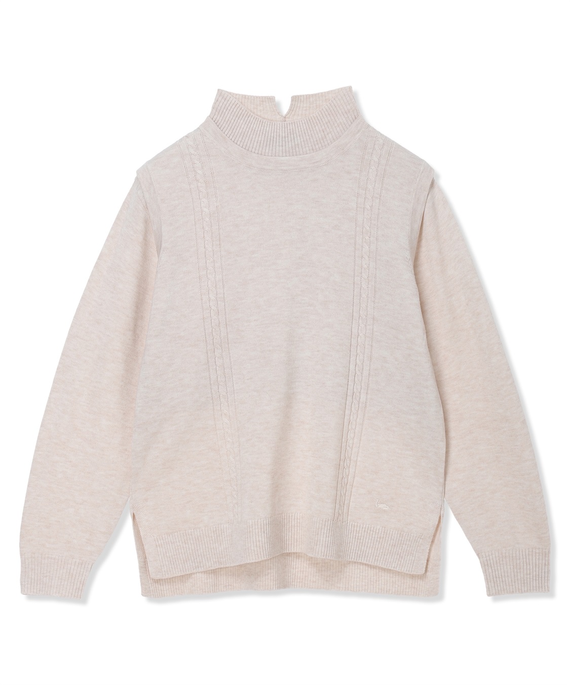 DECOY ハイネックニットアンサンブル【アンサンブル(2枚セット)・ハンドウォッシャブル】_sub_21