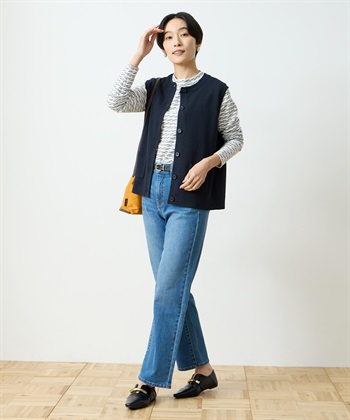 DECOY クルーネックニットベスト【ハンドウォッシャブル】_subthumb_5