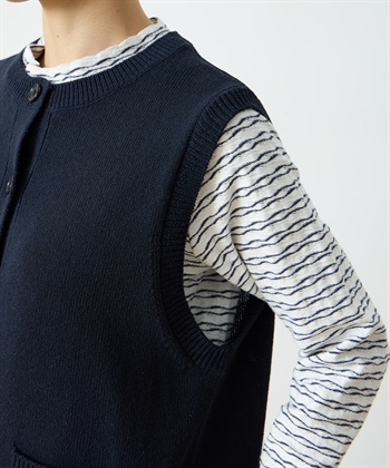 DECOY クルーネックニットベスト【ハンドウォッシャブル】_subthumb_9