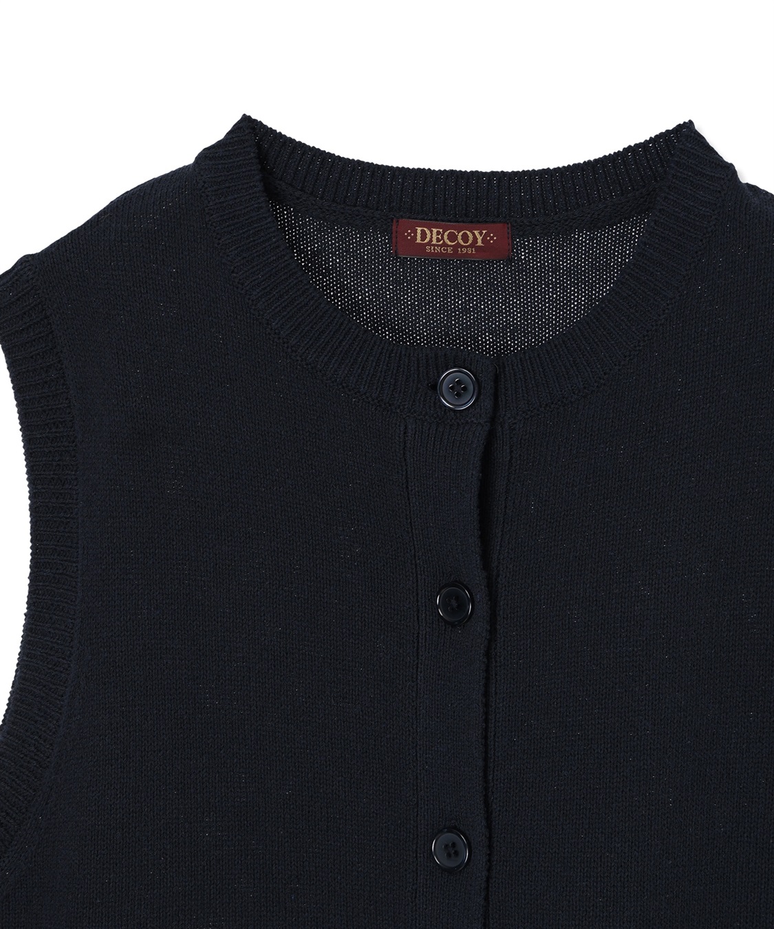 DECOY クルーネックニットベスト【ハンドウォッシャブル】_sub_15