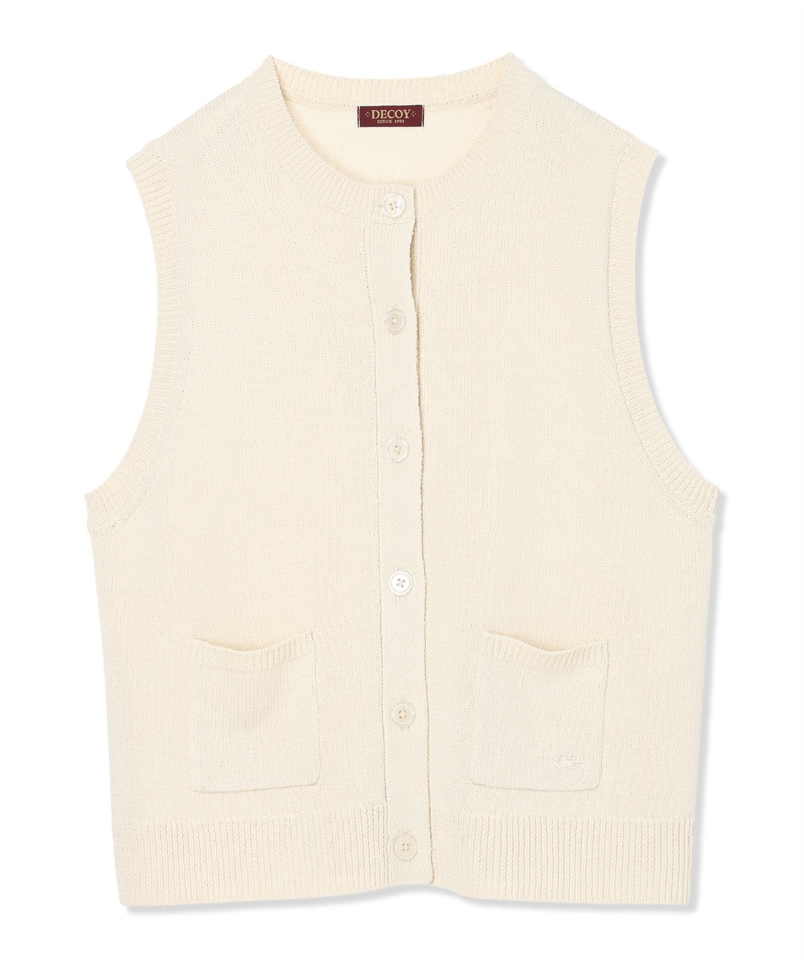 DECOY クルーネックニットベスト【ハンドウォッシャブル】_sub_20