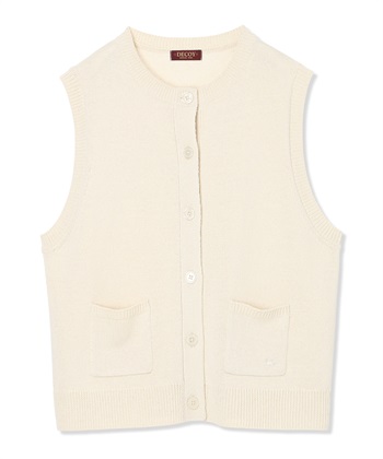 DECOY クルーネックニットベスト【ハンドウォッシャブル】_subthumb_20