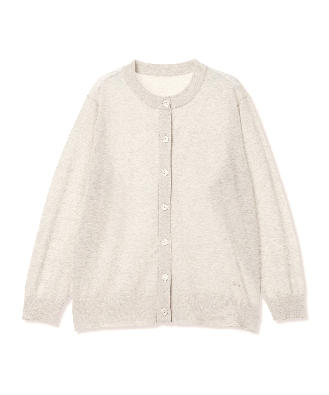 DECOY サラコクルーネック9分袖カーディガン【接触冷感・ウォッシャブル・毛玉になりにくい】_sub_25